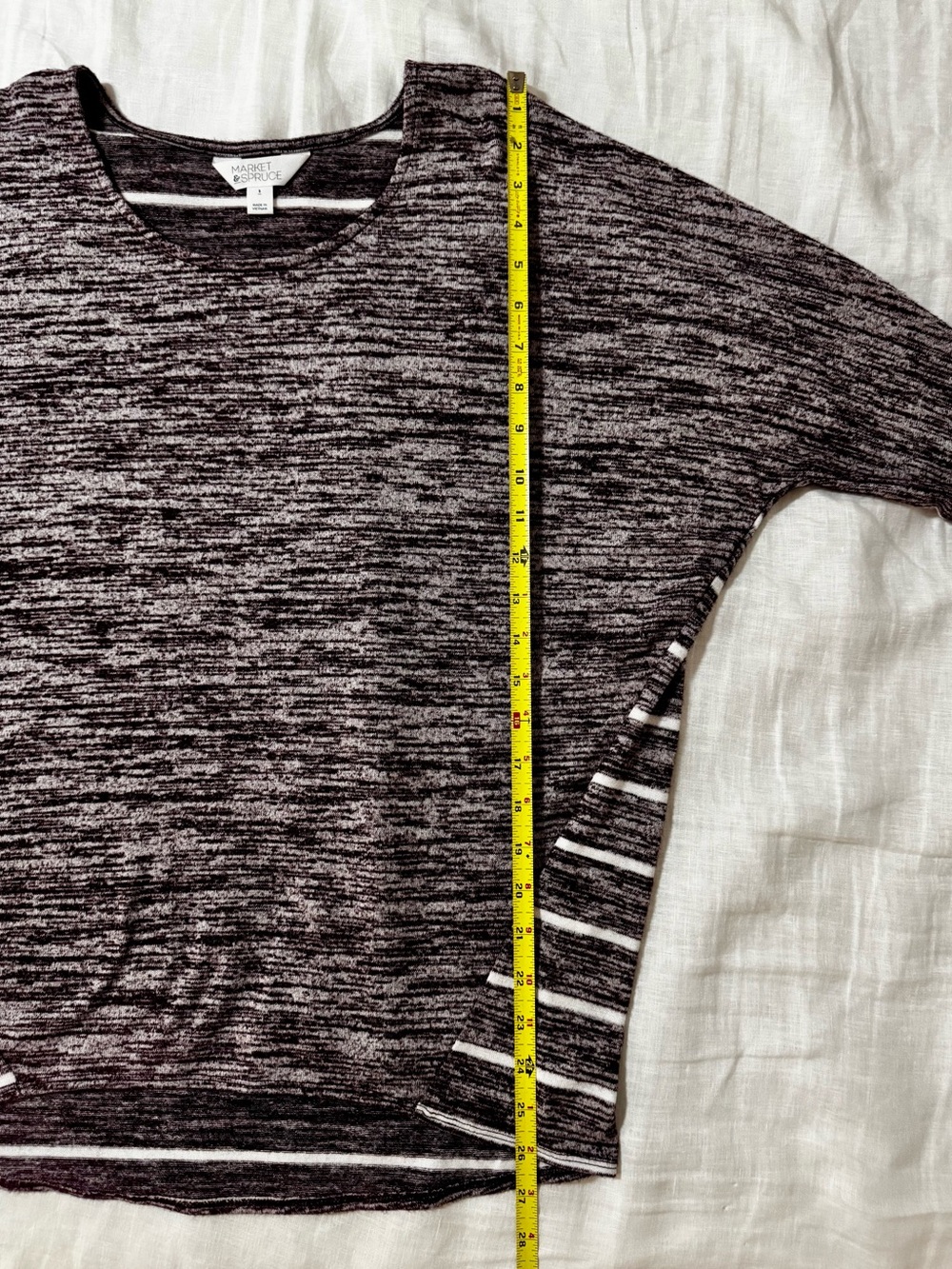 Market & Spruce Space Dye Striped Batwing Knit Top Size Small - Stitch Fix - Picture 11 of 11
